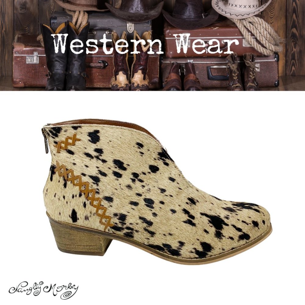 Naughty Monkey Women's All Roads Stitched Booties
